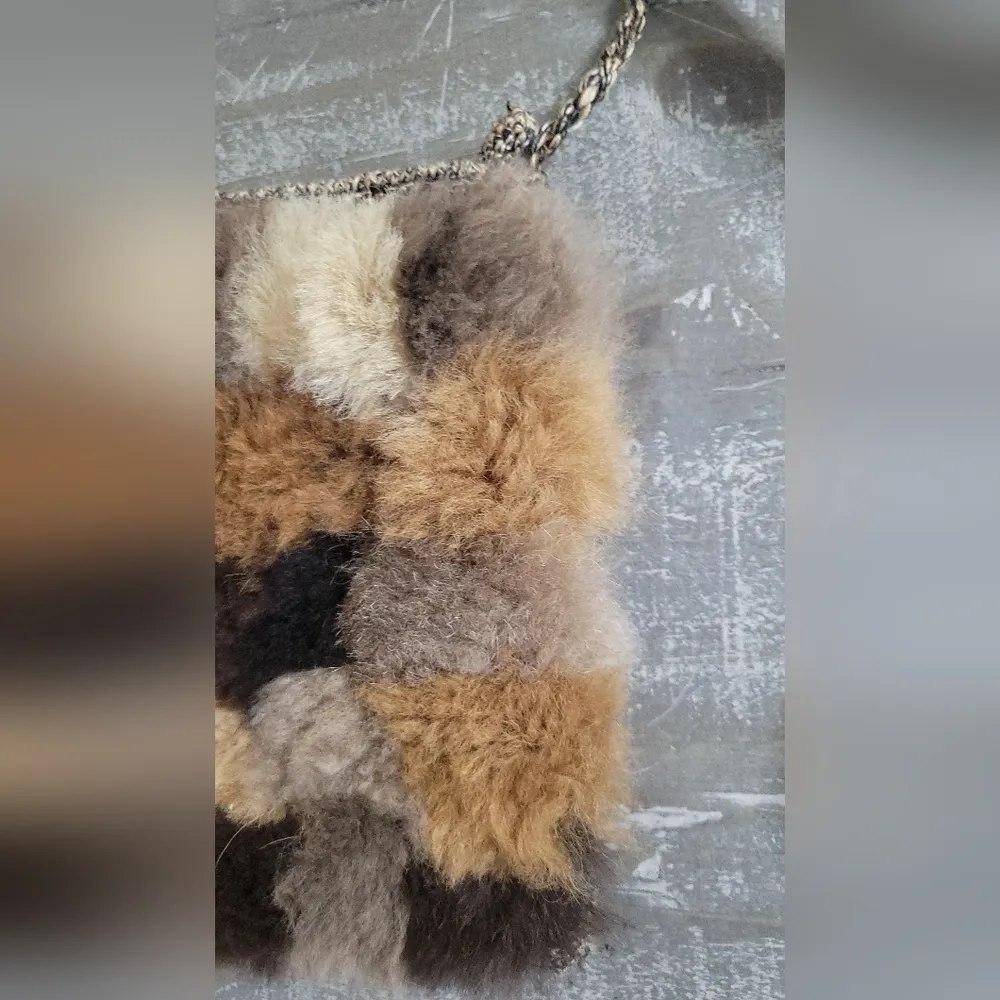 Peruvian Connection Alpaca Fur Crossbody Purse - Image 9