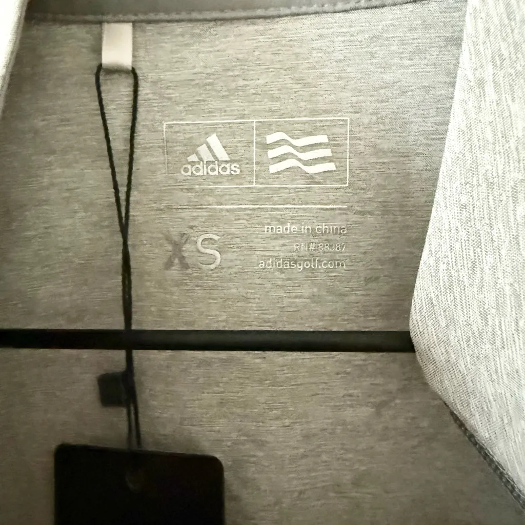 NWT Adidas Advantage Long Sleeve Lightweight Half Zip Pullover - XS - Image 3