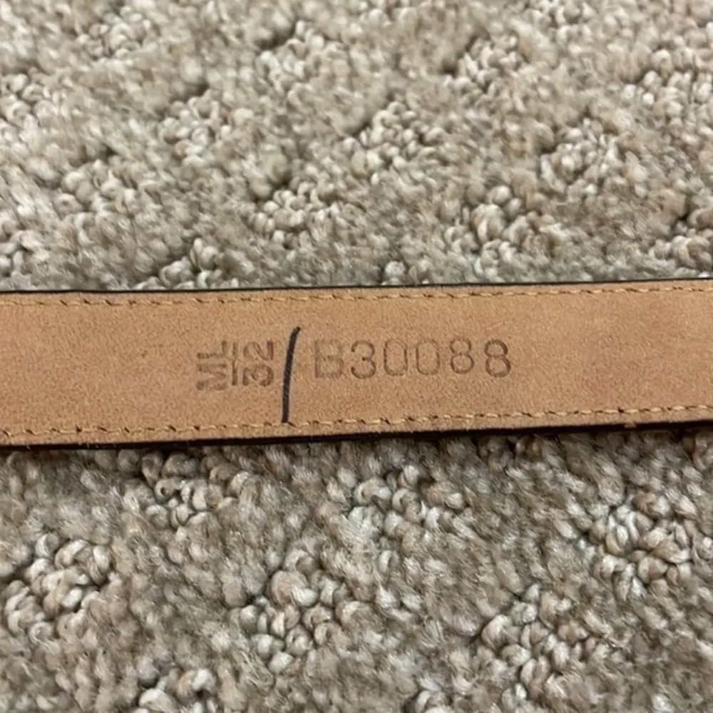 Vintage Brighton Brown Alligator Belt - Image 4