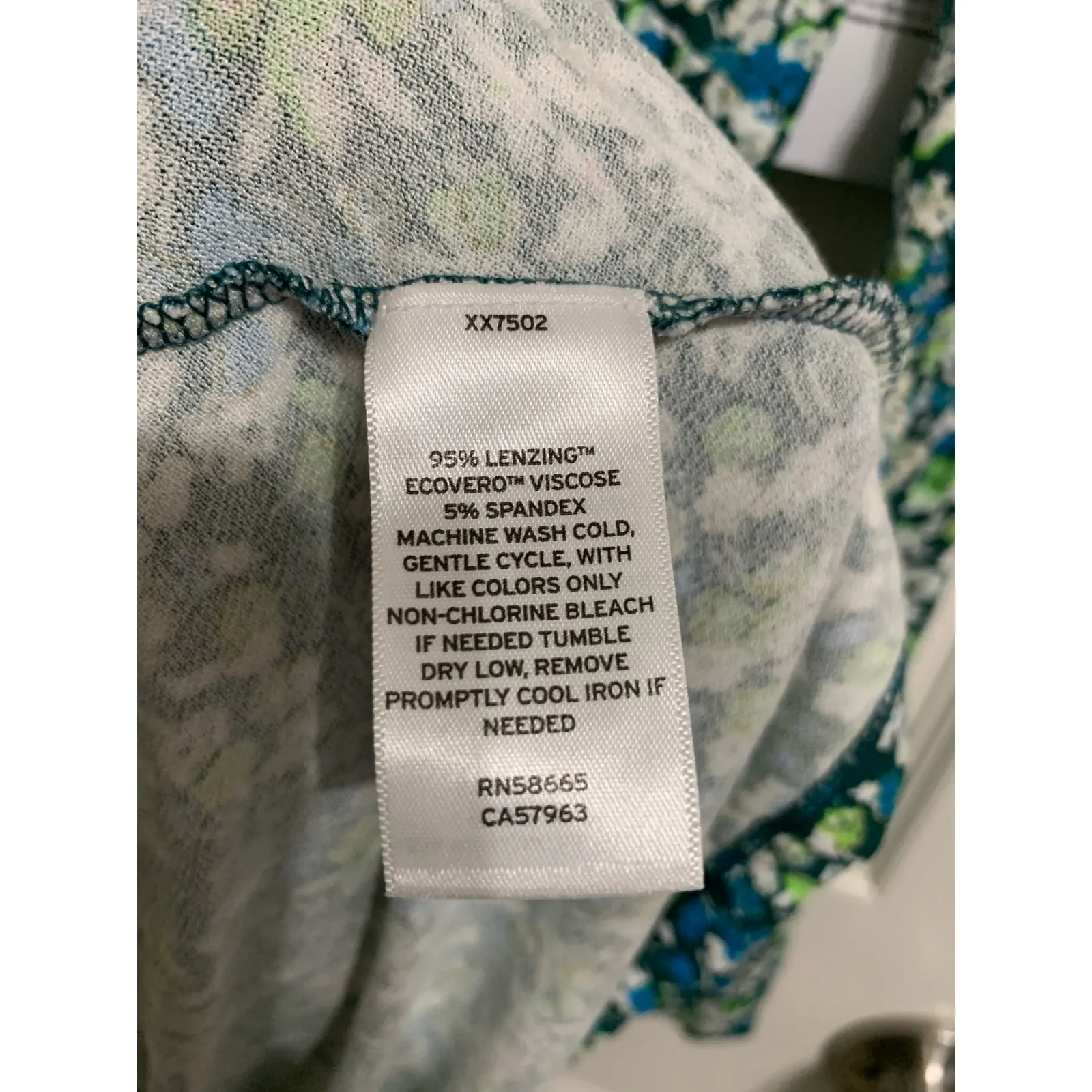 Bp. Long‎ sleeve print knit Green moss hannah kate dress size Medium NEW - Image 6