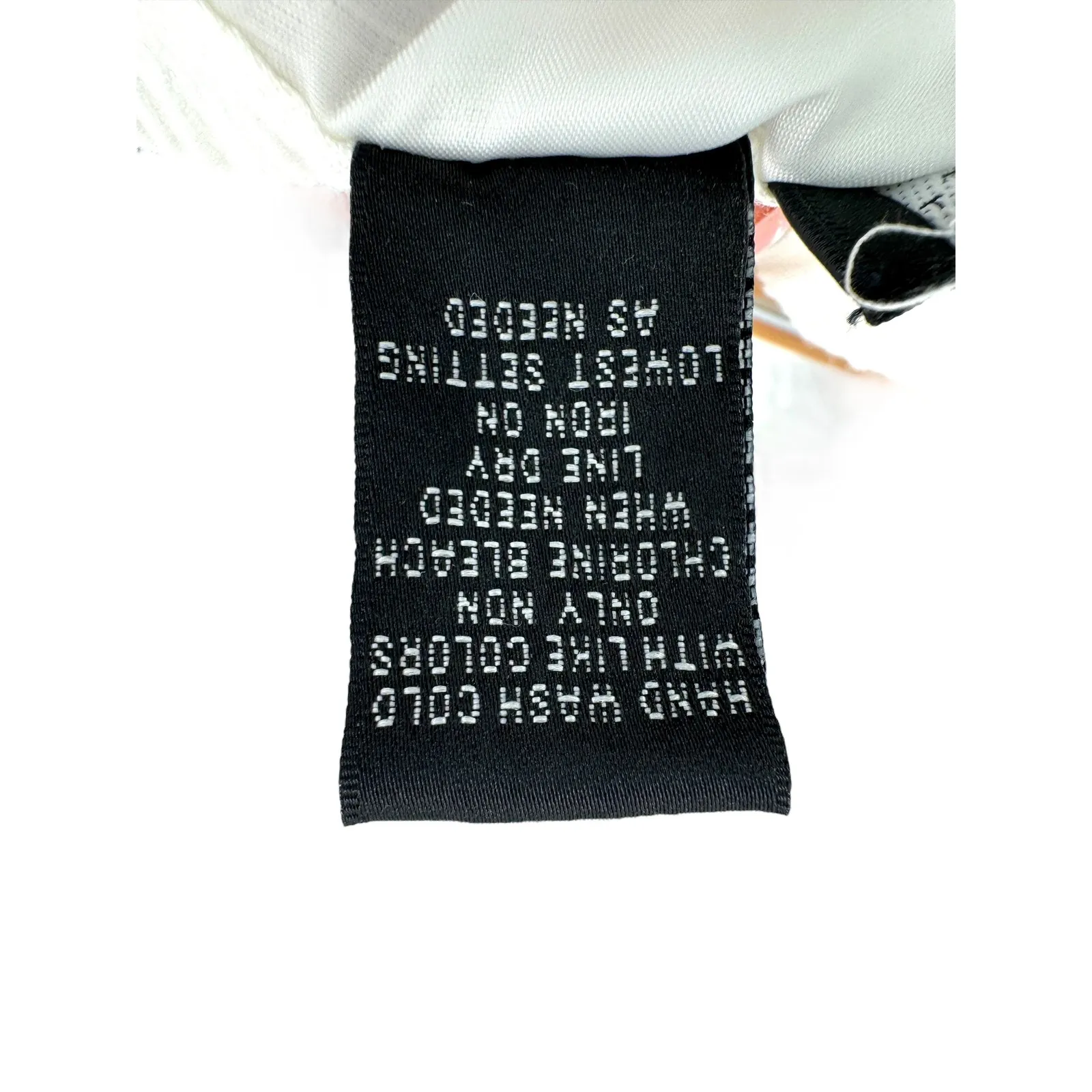 Elementz Women's White Linen Blend Cropped Pants with Eyelet Detail Size M - Image 6