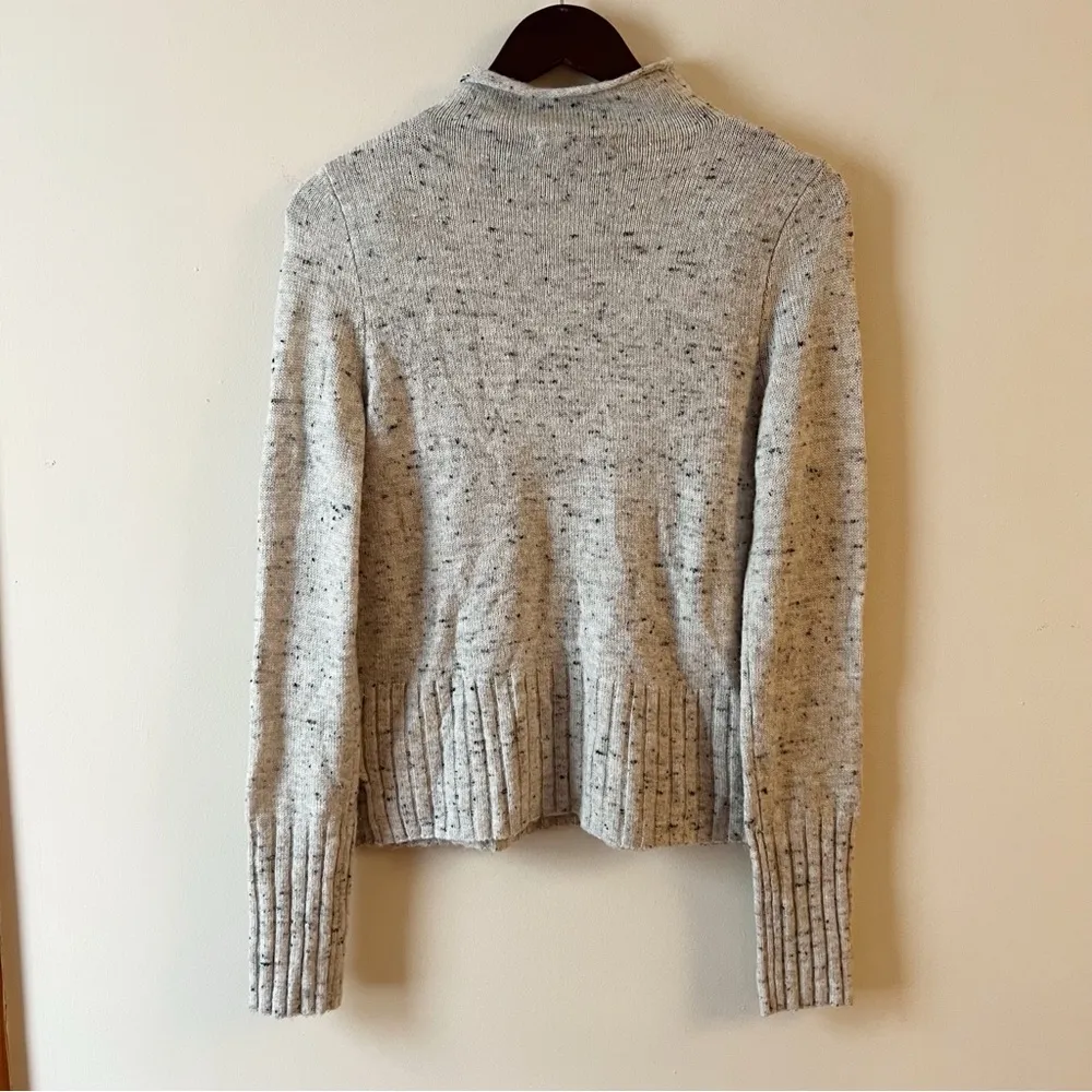 Madewell Donegal Inland Gray Coziest Yarn Turtleneck Sweater K5410 EUC Small - Image 7