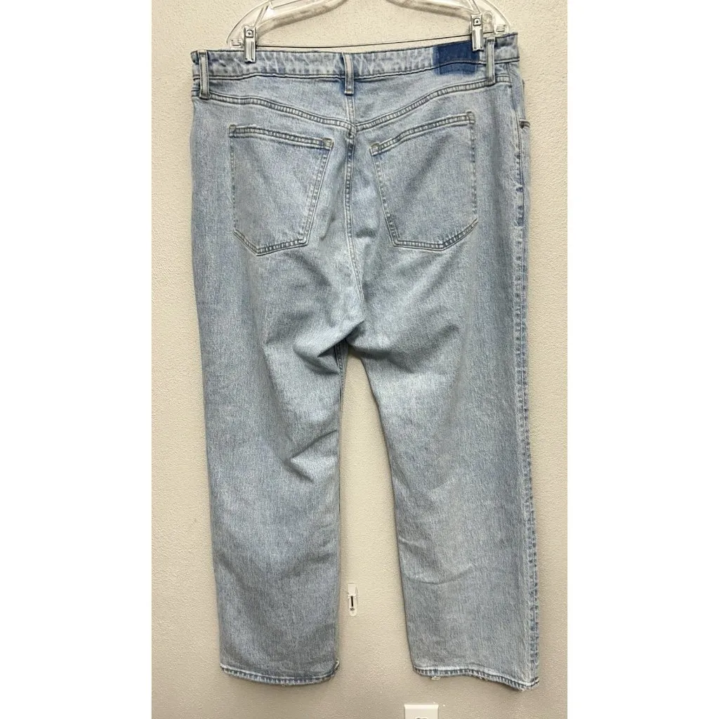 Abercrombie & Fitch Jeans 34/18R Blue The 90's Relaxed High Rise Curve Love - Image 3