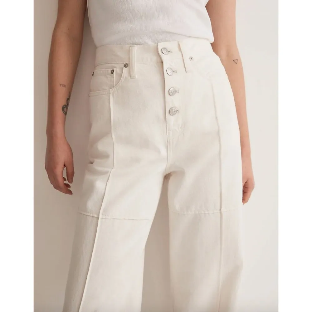 Madewell Baggy Straight Jeans High Rise Vintage Canvas Womens Size 27 - Image 3