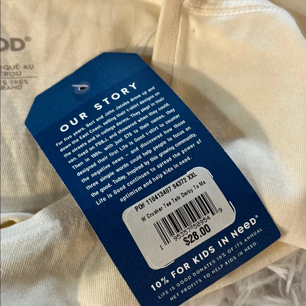 Life Is Good CRUSHER “Talk Derby to me” Size XXL NWT - Image 6