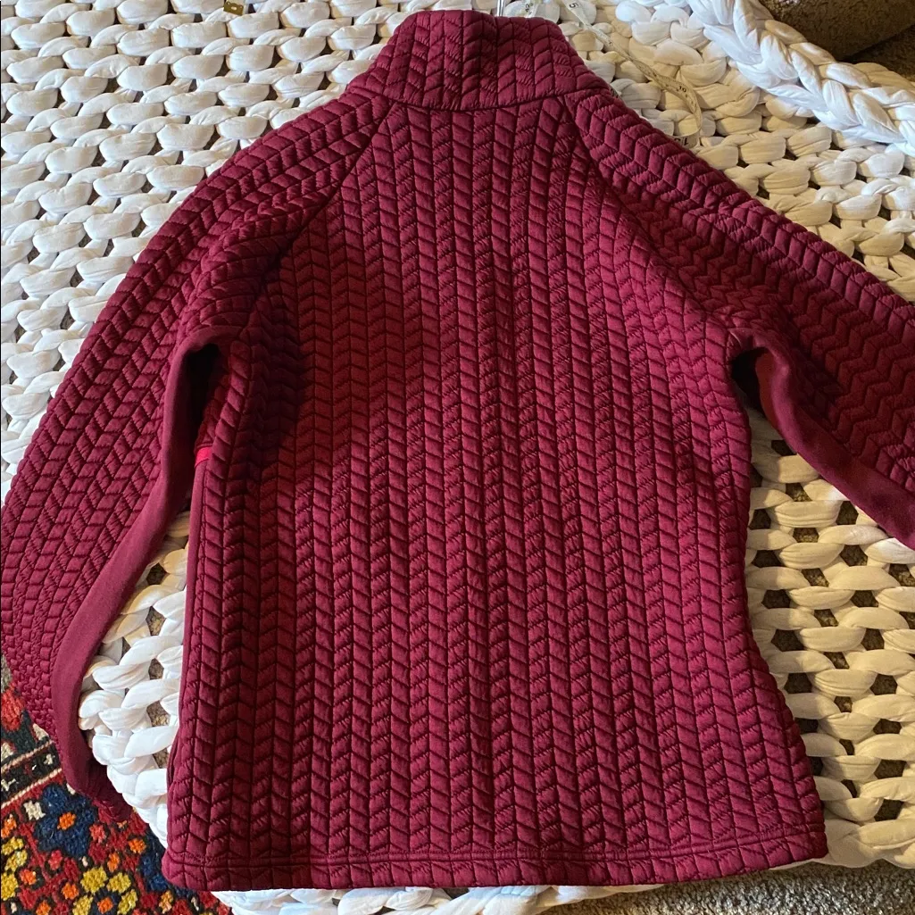 New Balance Burgundy Smash 2.0 Quilted Jacket - Image 9