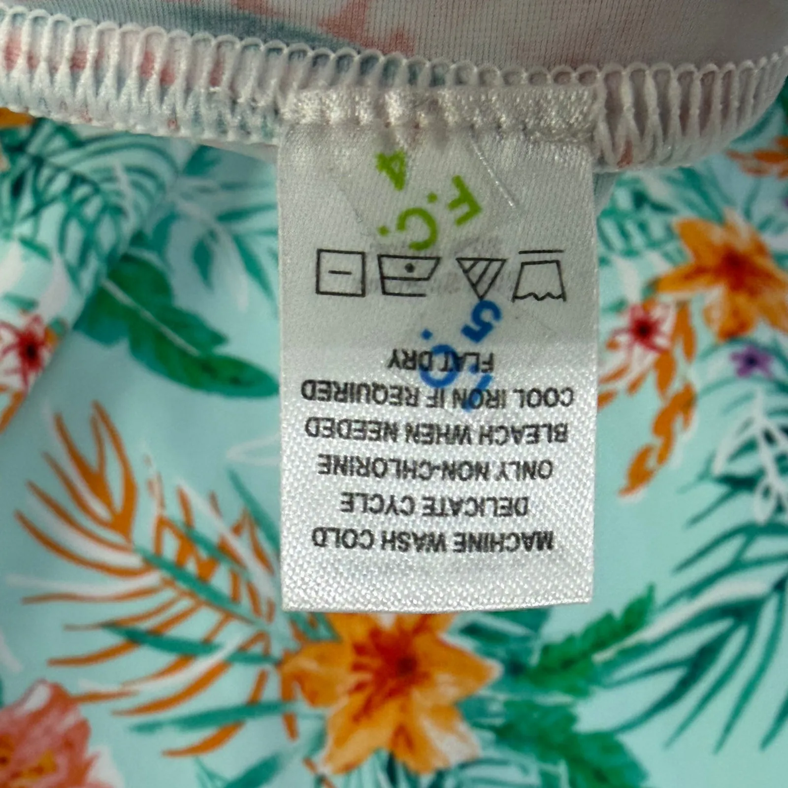 Cabana Life Cayman Shift Dress Womens L Blue Tropical Floral Beach Coastal UPF50 Size L - Image 14