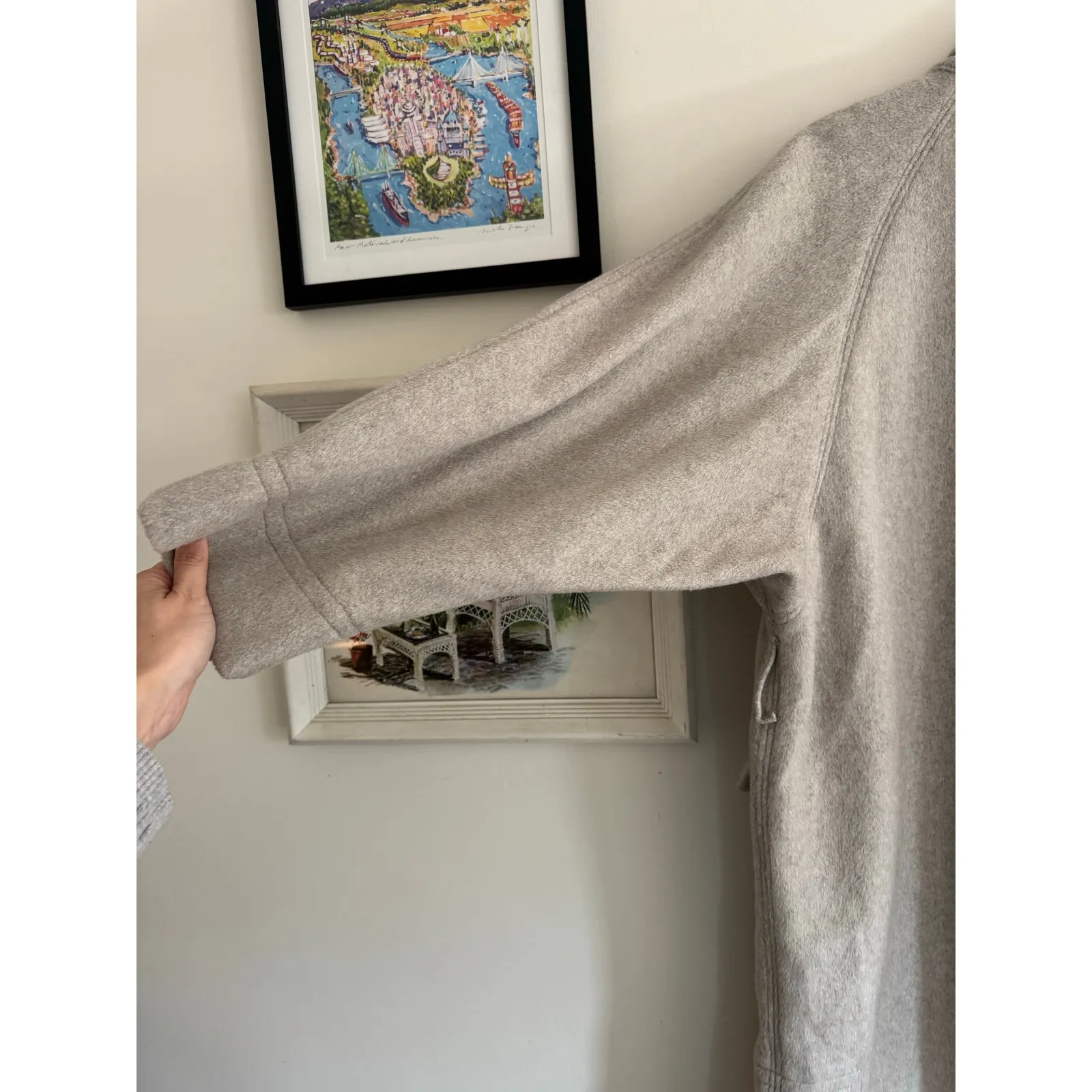 FREE PEOPLE Alma Duffle Coat in Gray Size XS - Image 4