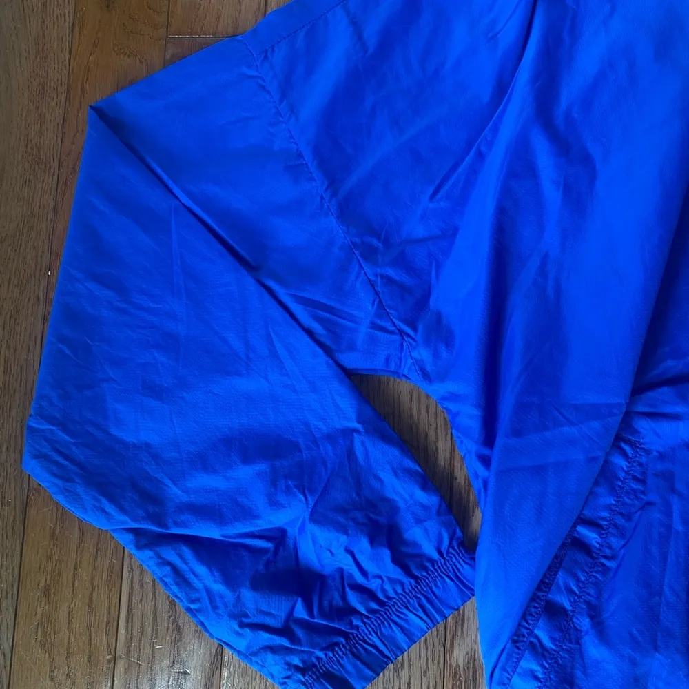 blue athletic windbreaker hoodie - Image 3