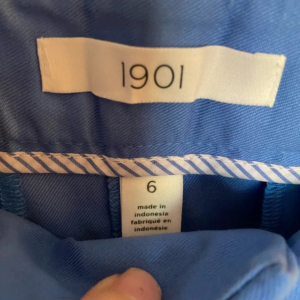 Women’s  Nordstrom Blue Wide Leg Cropped Pants, Size 6 - Image 5