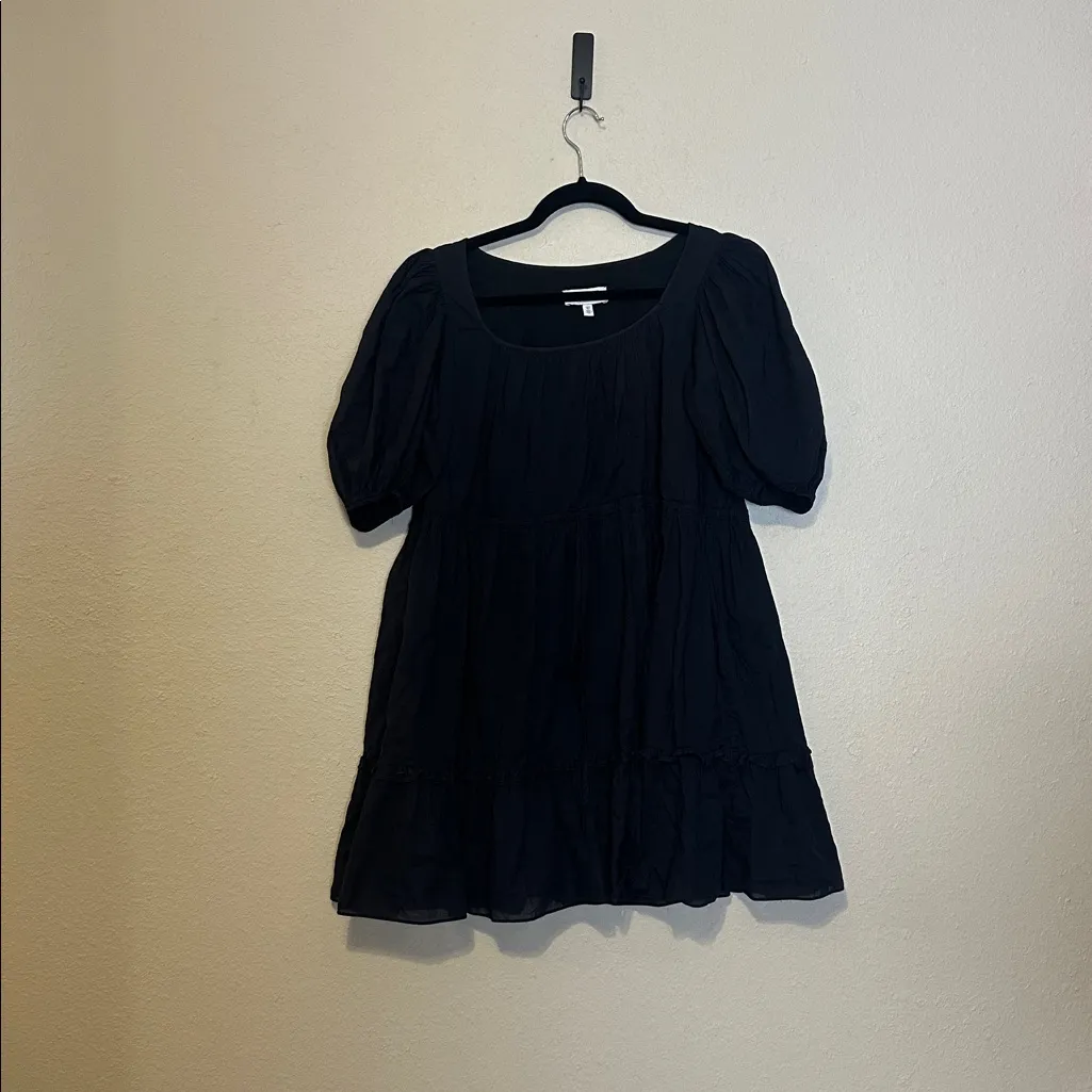 & other stories Black‎ mini puff short sleeve Mini dress Size 2 - Image 2