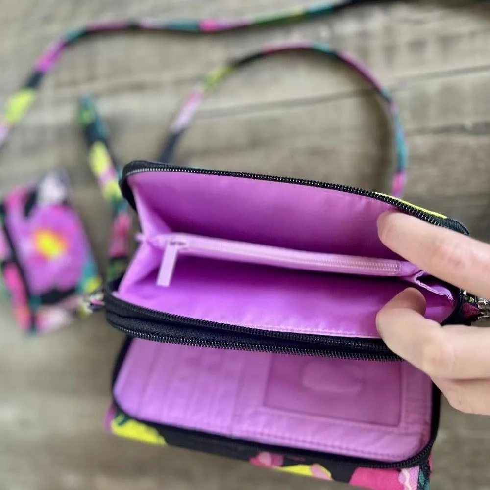 Vera Bradley HiLo Meadow Pattern Wallet & ID Card Case - Image 5