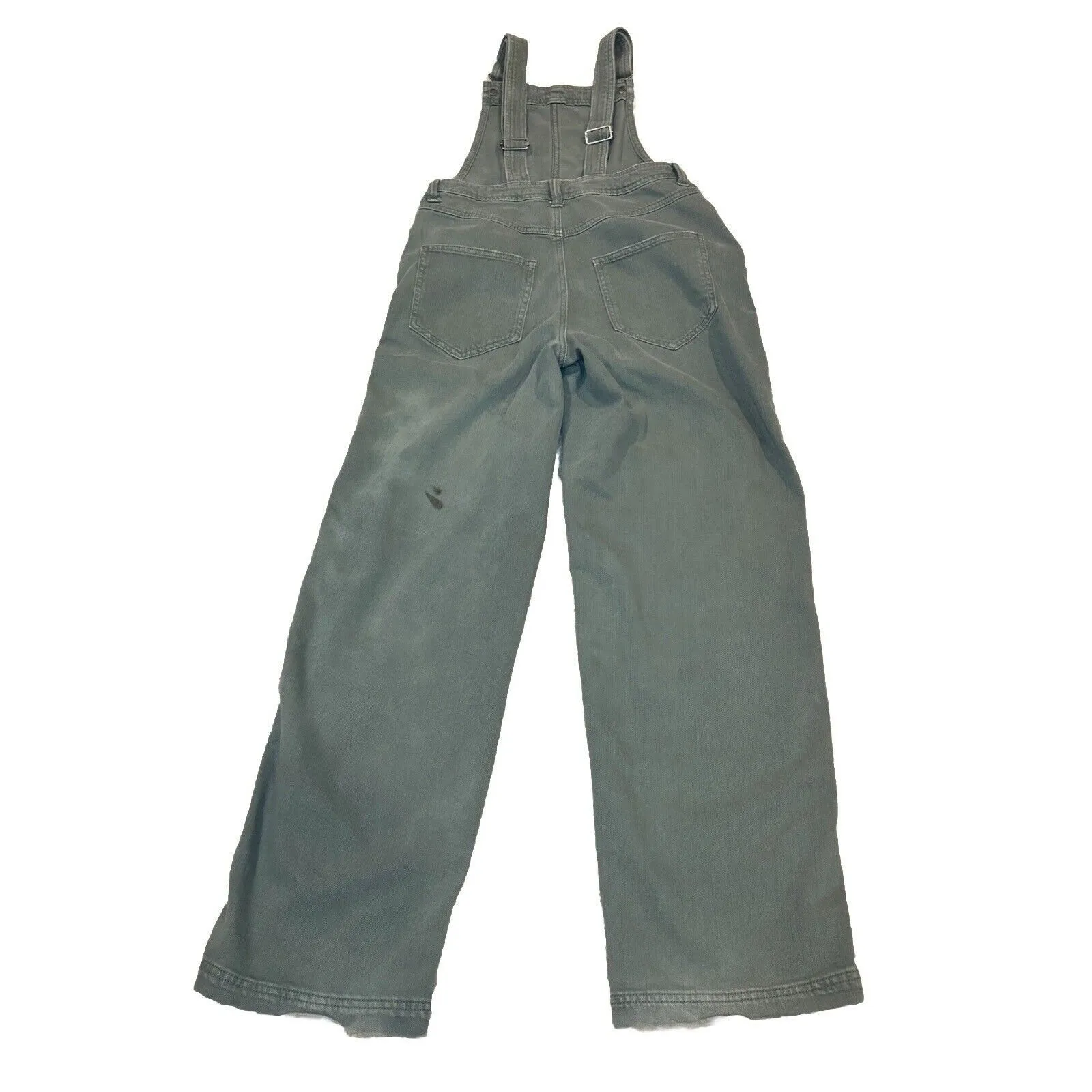 Women’s Soft Bib Work Gorp Cottage Overalls Olive Green Size X-Small XS Aerie - Image 2