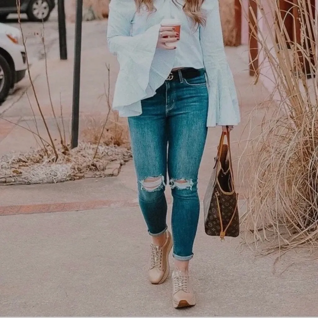 OTBT Tan Platform Sneakers for Women - Image 3