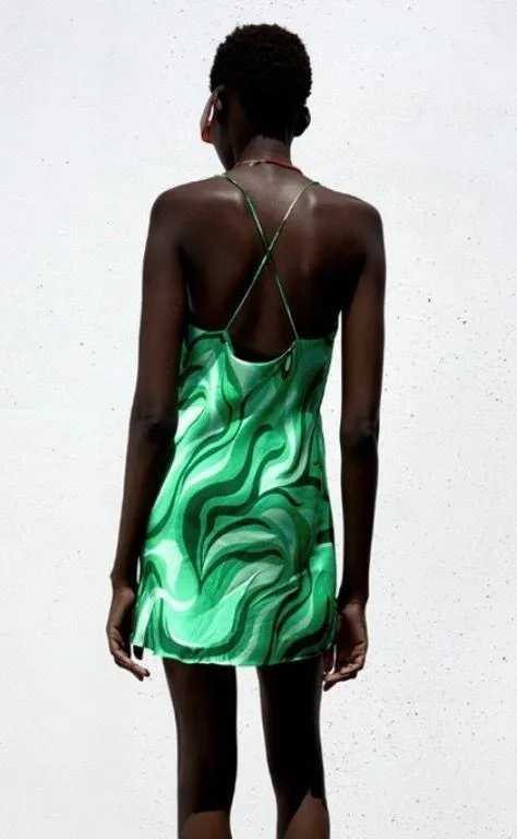 ZARA Flowy Mini Dress - Image 3