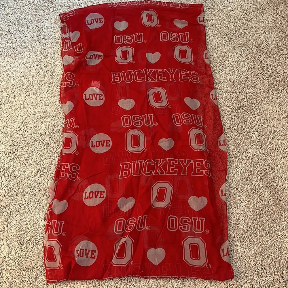 NWOT Ohio State Lightweight Infinity Scarf - Image 2