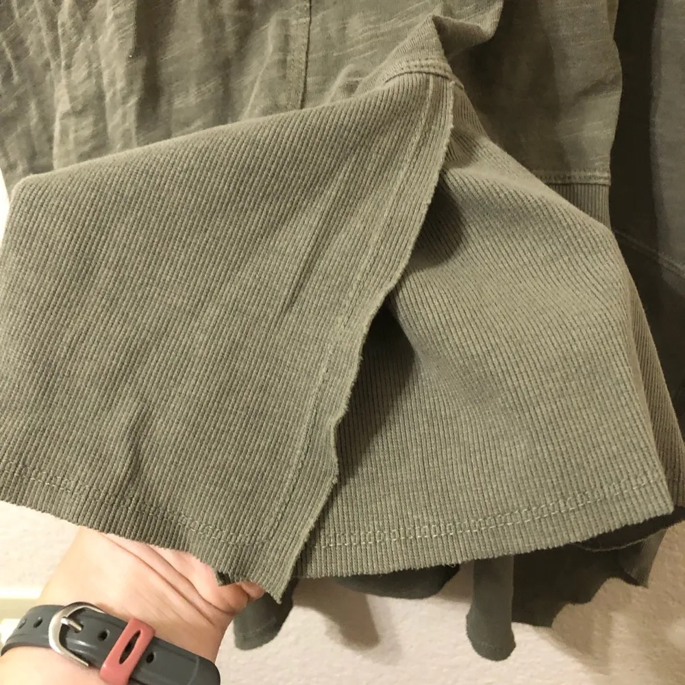 Sundance Summer Tank Top Midi Cotton Dress in Olive Green - Size XL - Image 2