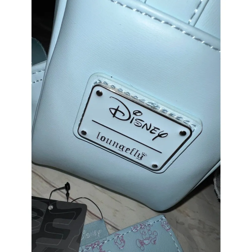 Loungefly Disney Minnie & Mickey Mouse Wedding Mini Backpack & Cardholder - Image 3