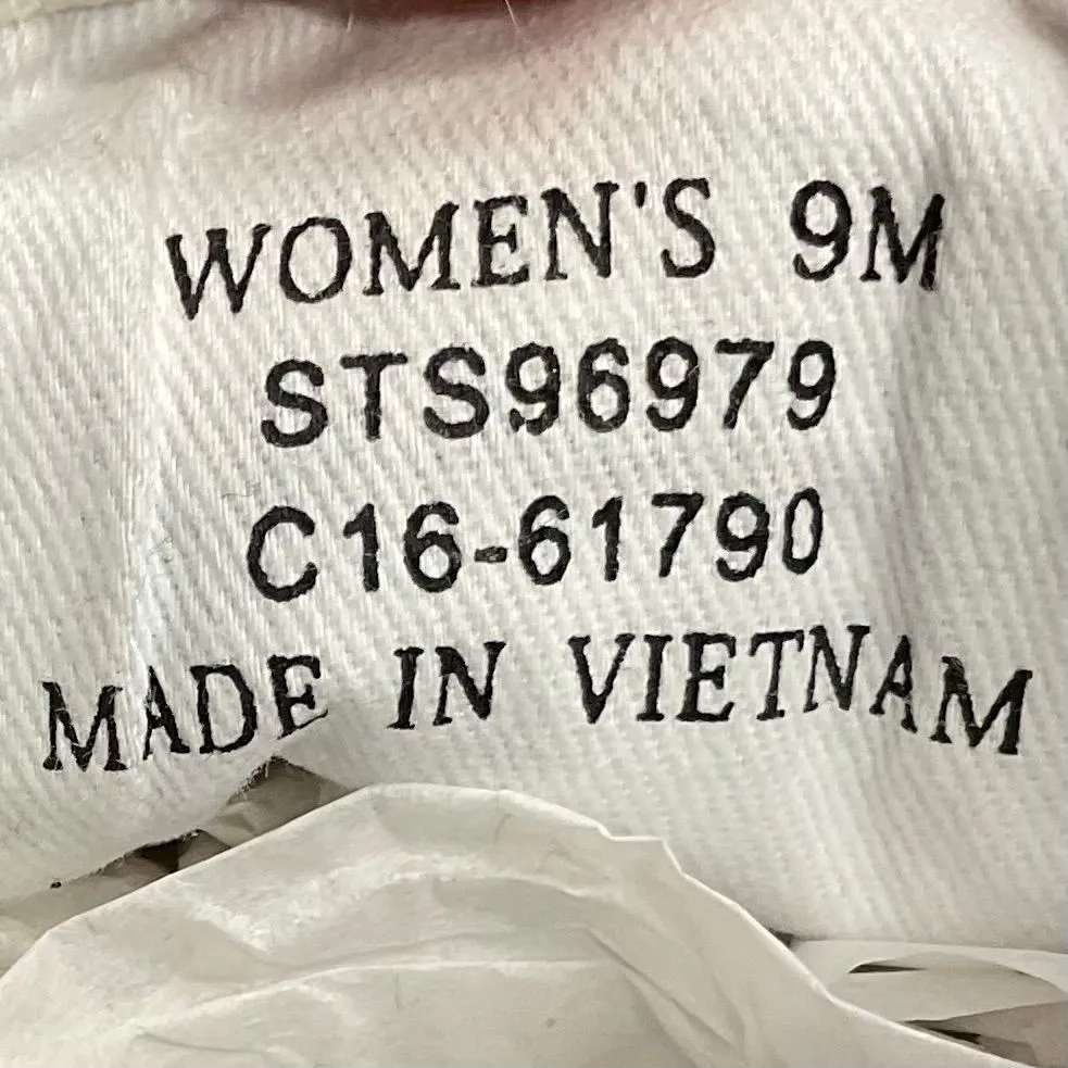 Sperry Women's Slip On Striped Dots Sneakers‎ Size 9 Navy White  Canvas Comfort - Image 9