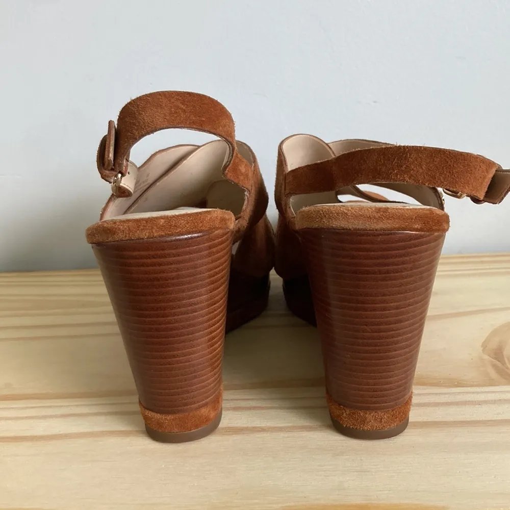 COLE HAAN |Grand Series Laci Suede Wedge SIZE 9B - Image 4