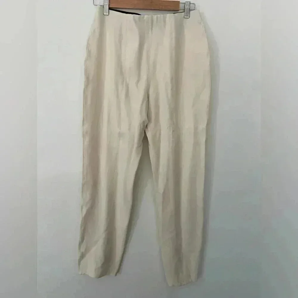 Lapointe pull on pants beige cream size 6 - Image 3