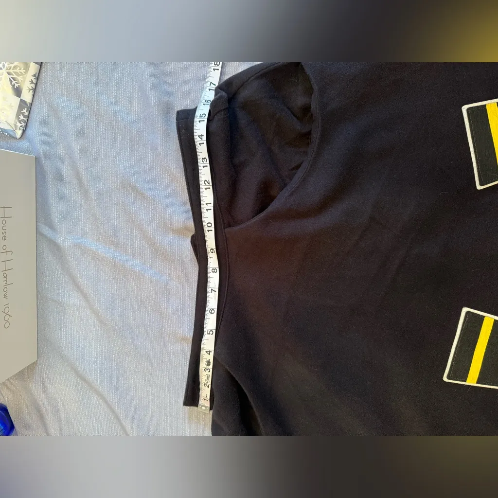 Unique Vintage Retro Black Nutcracker Soda Shop Christmas Novelty Skirt Sz M 6 - Image 7