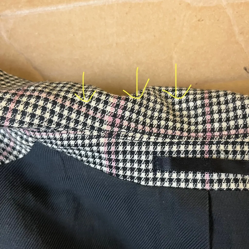 All Saints Helei Check Blazer - Image 6