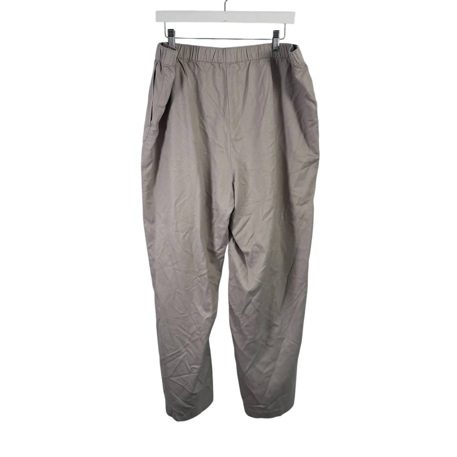 J Jill Pure Jill Seamed Wide Leg Pull On Pants Pumice Khaki Tencel Women Plus 2x - Image 3