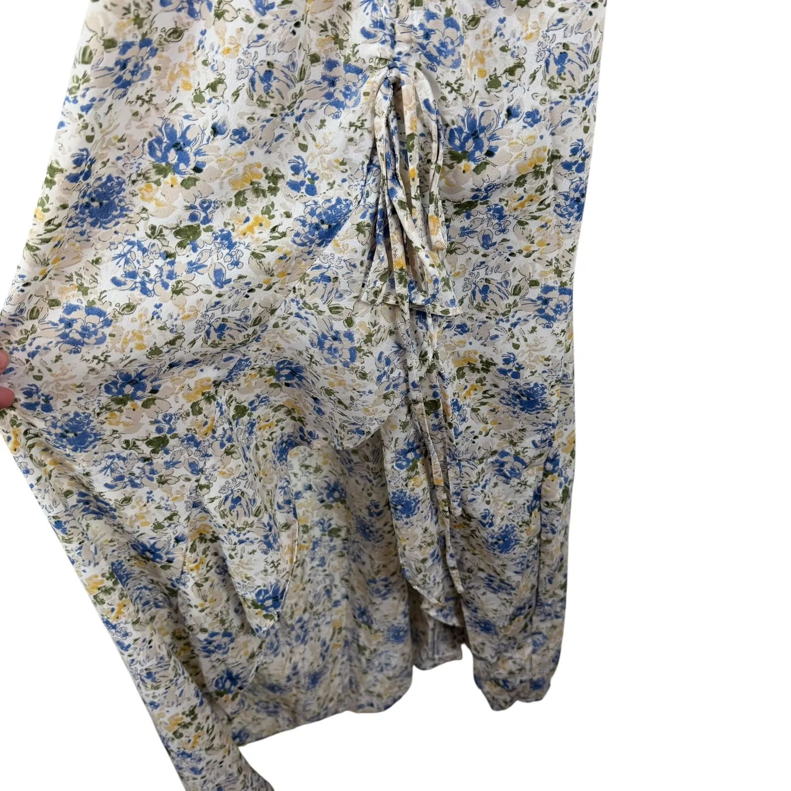 NWT En Saison Floral Midi Slip Dress Size XS Cottage Feminine Wedding Romantic White - Image 4