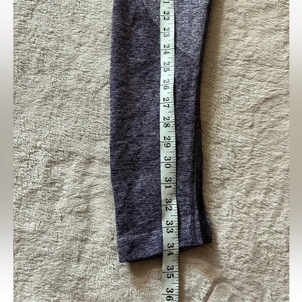 Gymshark leggings Womens Seamless Flex‎ Berry Purple Marl Wool Size Small - Image 8