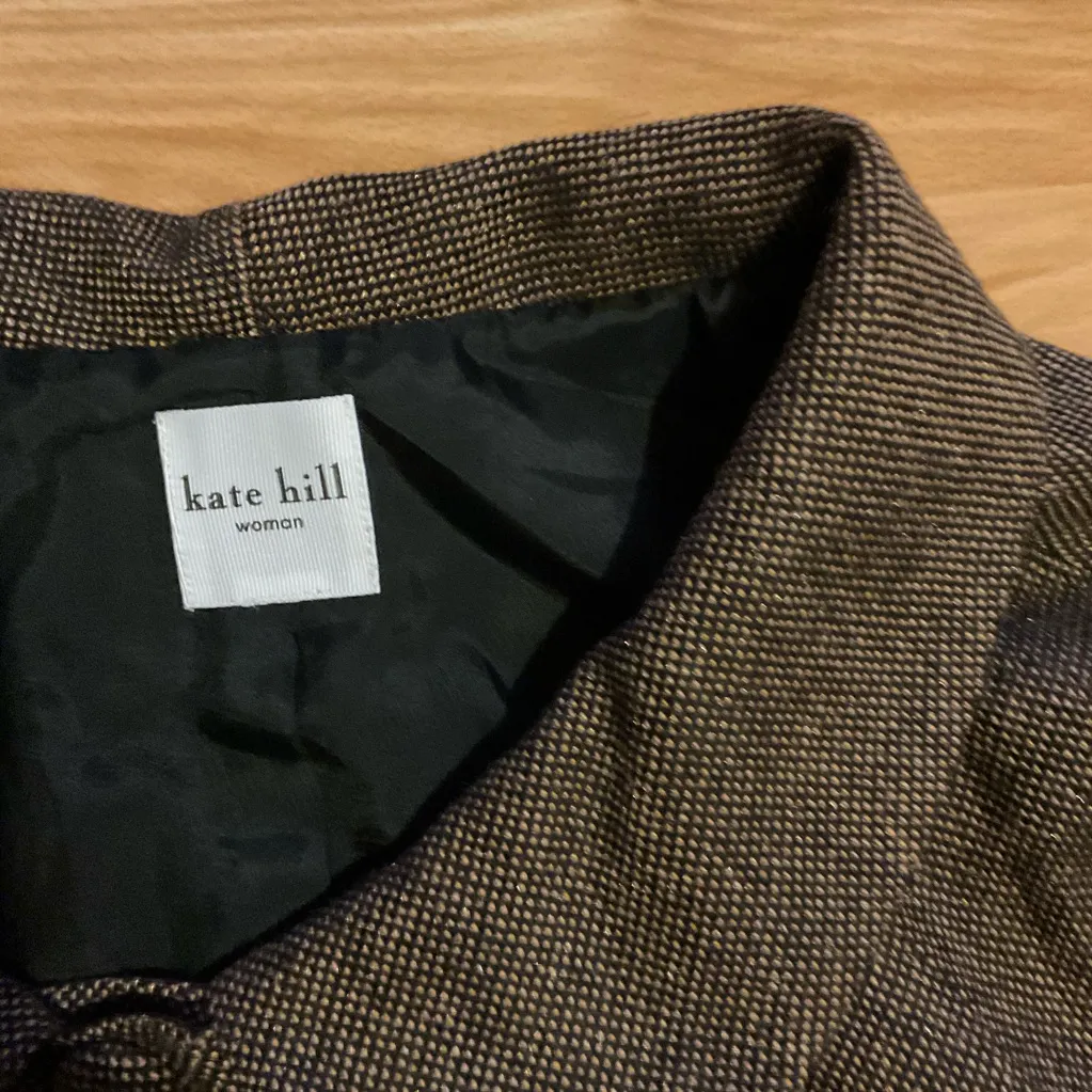 Kate Hill Tweed‎ Brown Jacket - Image 2