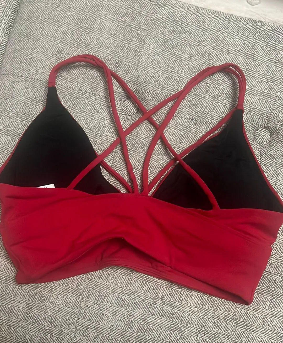 Red Sports Bra - Image 2