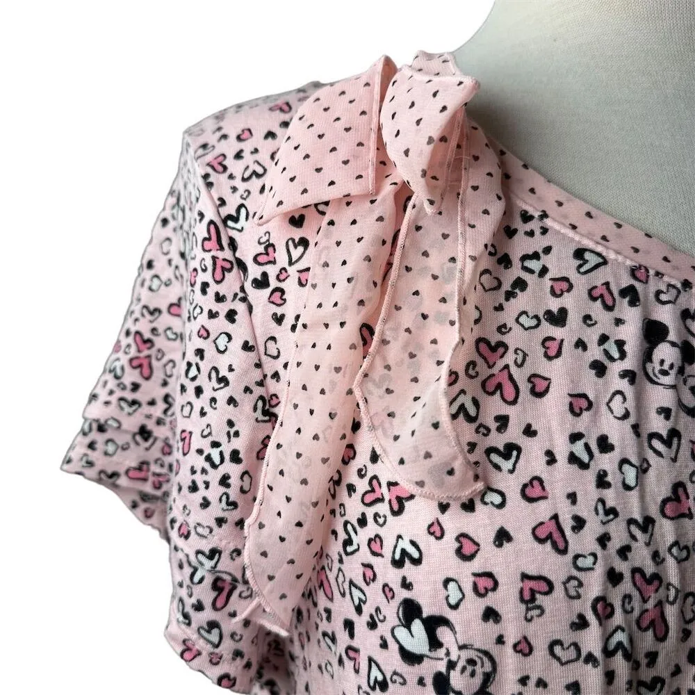 Disney Luxe Collection Women's XL Graphic Print Nightgown Multicolor - Image 2