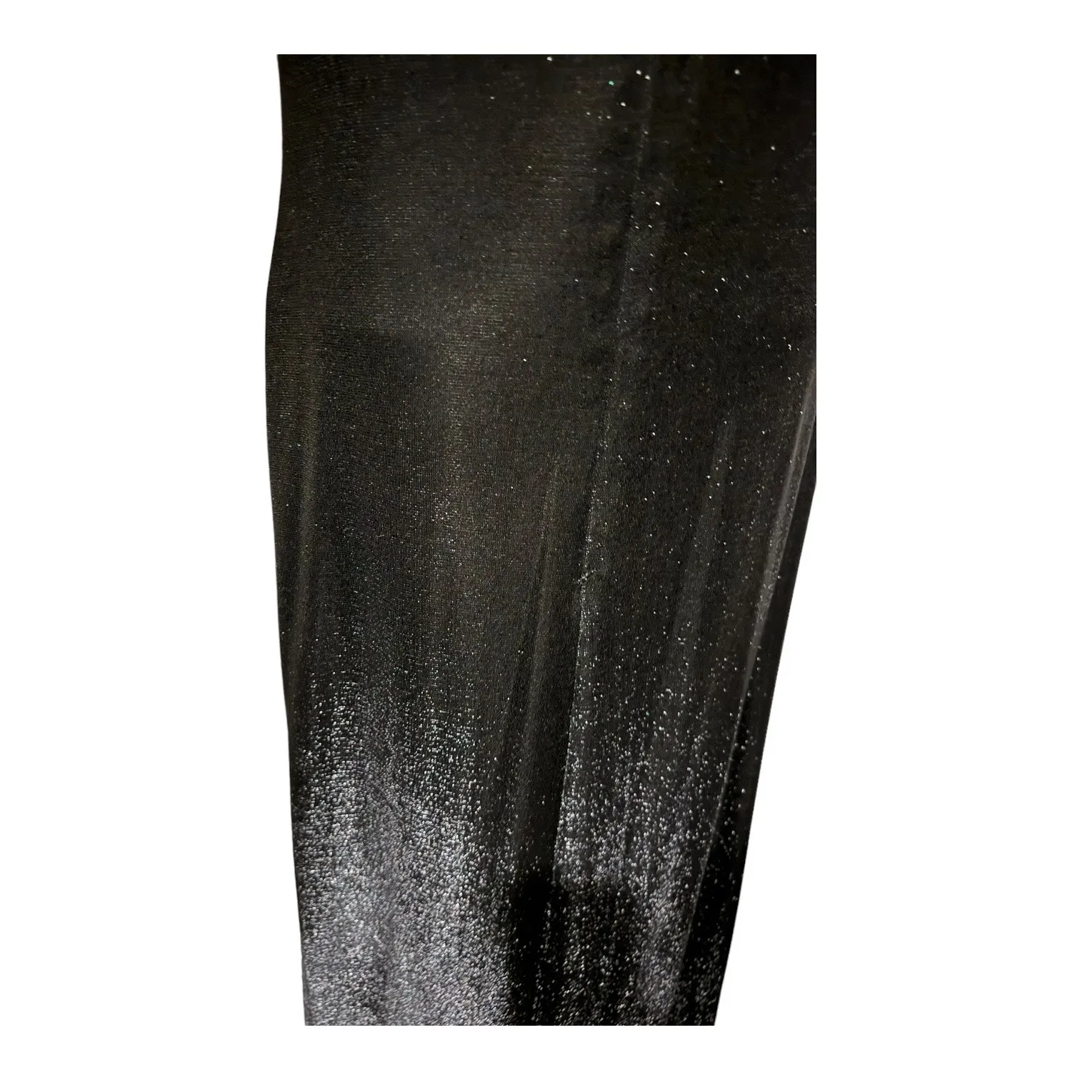 ONYX NITE Iridescent Dark Black Blue Sleeveless Embellished Formal DRESS size 12 - Image 12