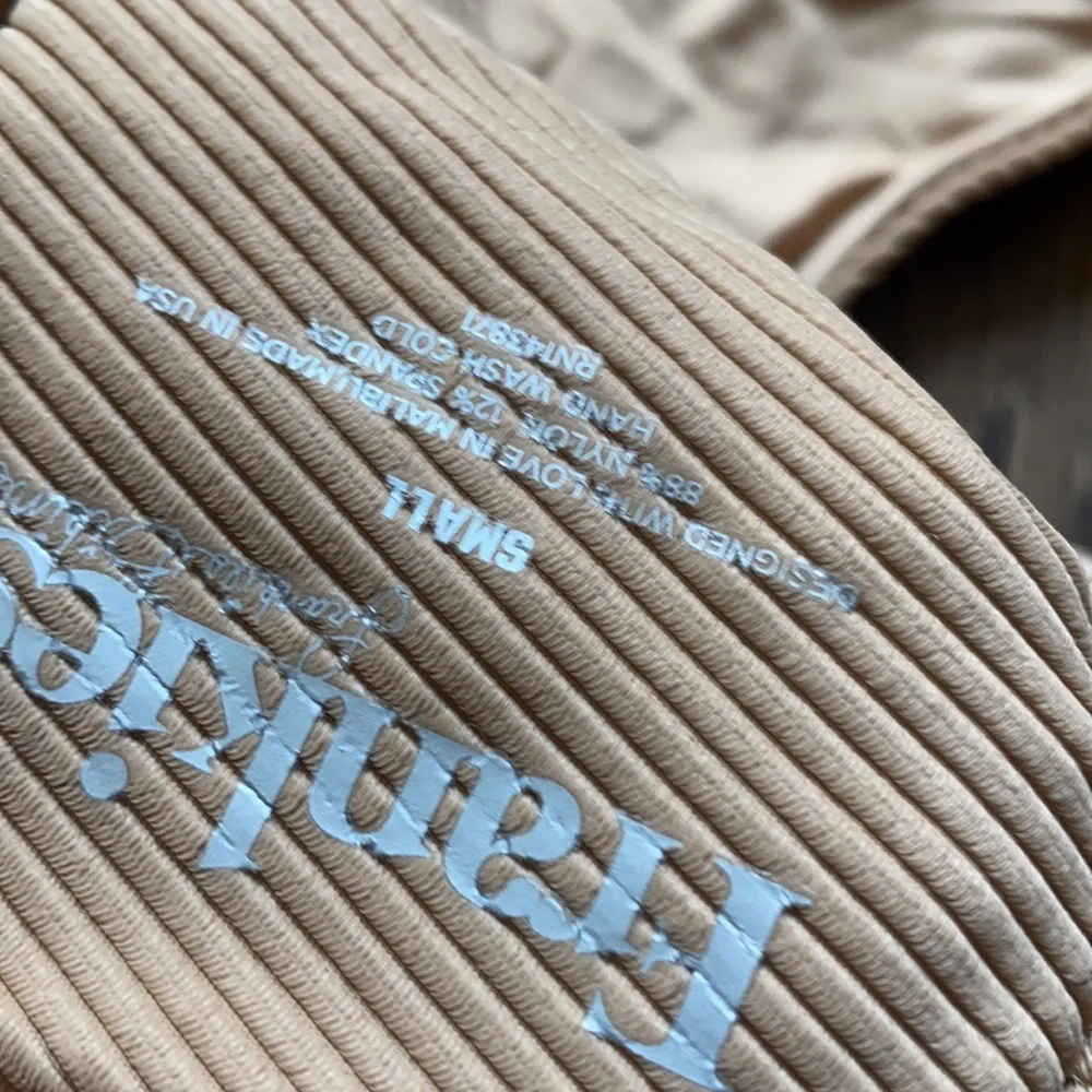 Tan Ribbed Bikini Bottoms - Image 3