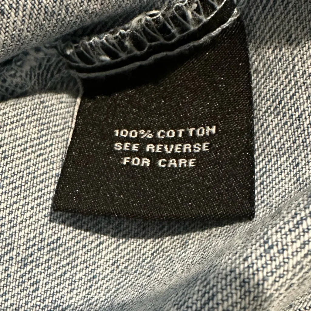 Parke Long Sleeve Denim Shirt Small NWT - Image 7