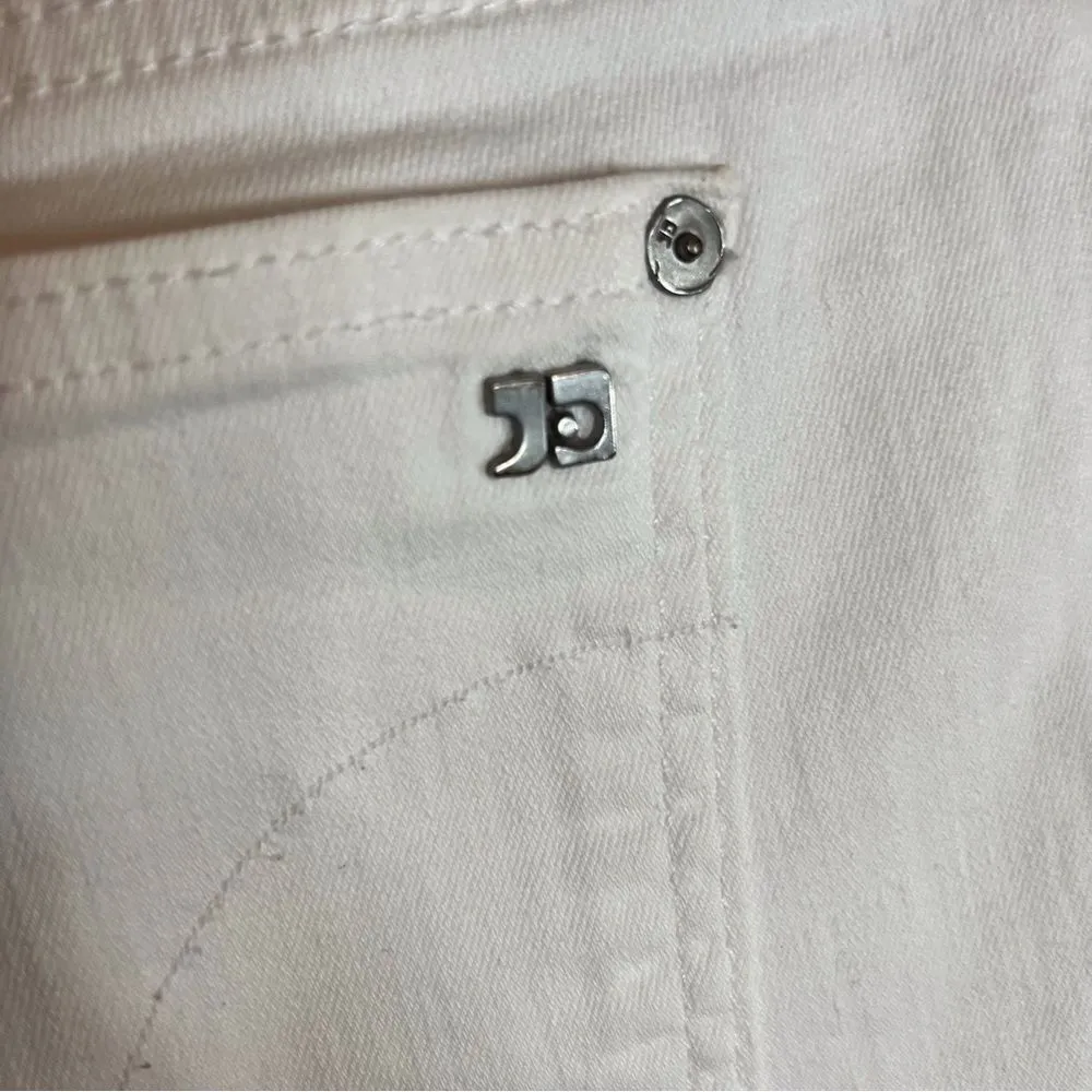 Joe’s Jeans White Distressed Jean Short Size‎ 26 New Condition - Image 6