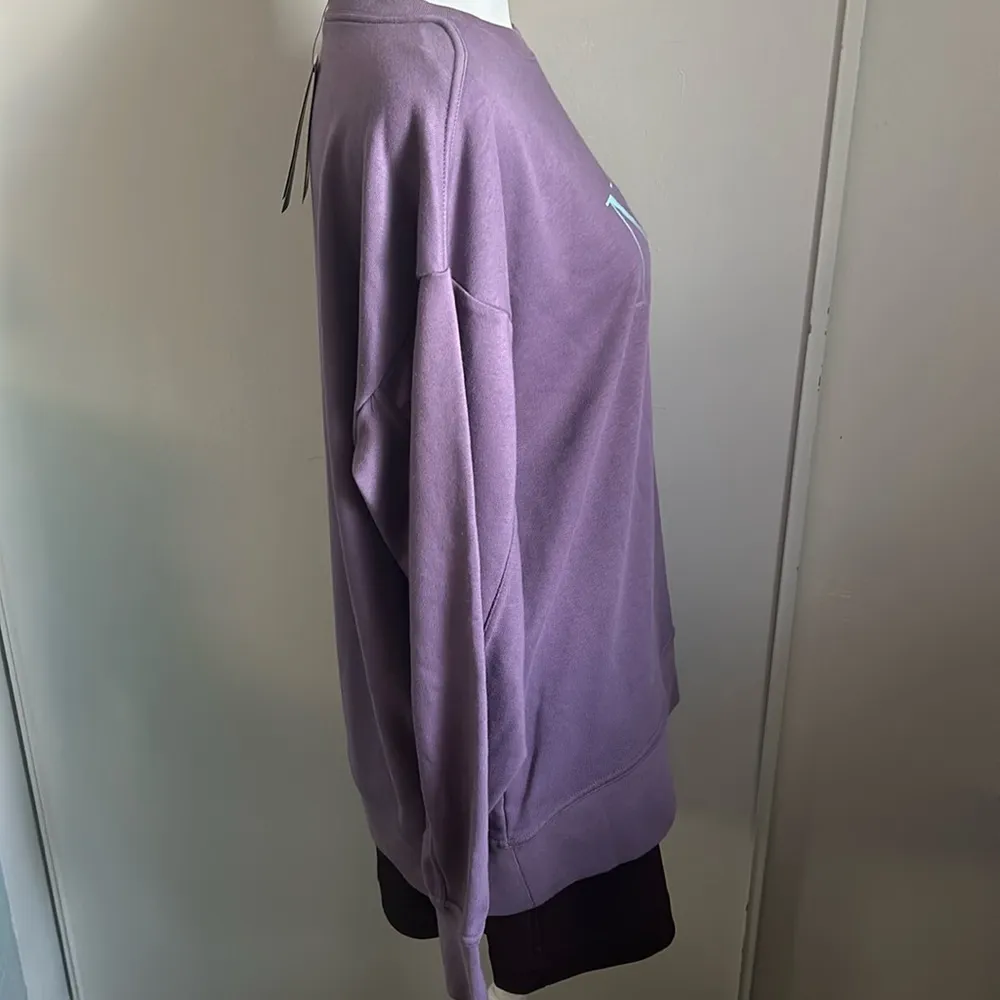 New Nike Dri-Fit Get Fit Logo Graphic Oversized Training Pullover Sweatshirt - Image 7