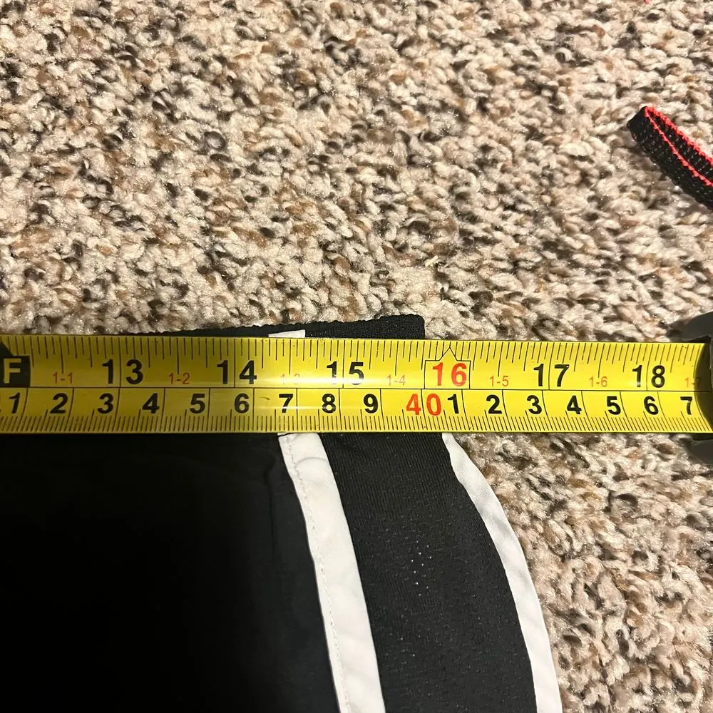 Nike Dri-FIT Running Shorts Black‎ with White Trim Athletic Workout Small - Image 3