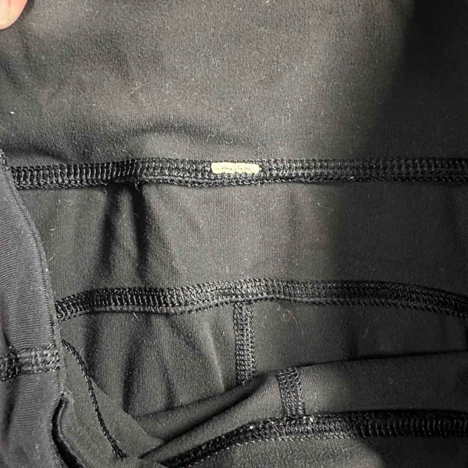 Lululemon Speed Tight III Ruched Leggings Womens 4 Black Pull On Pockets - Image 4