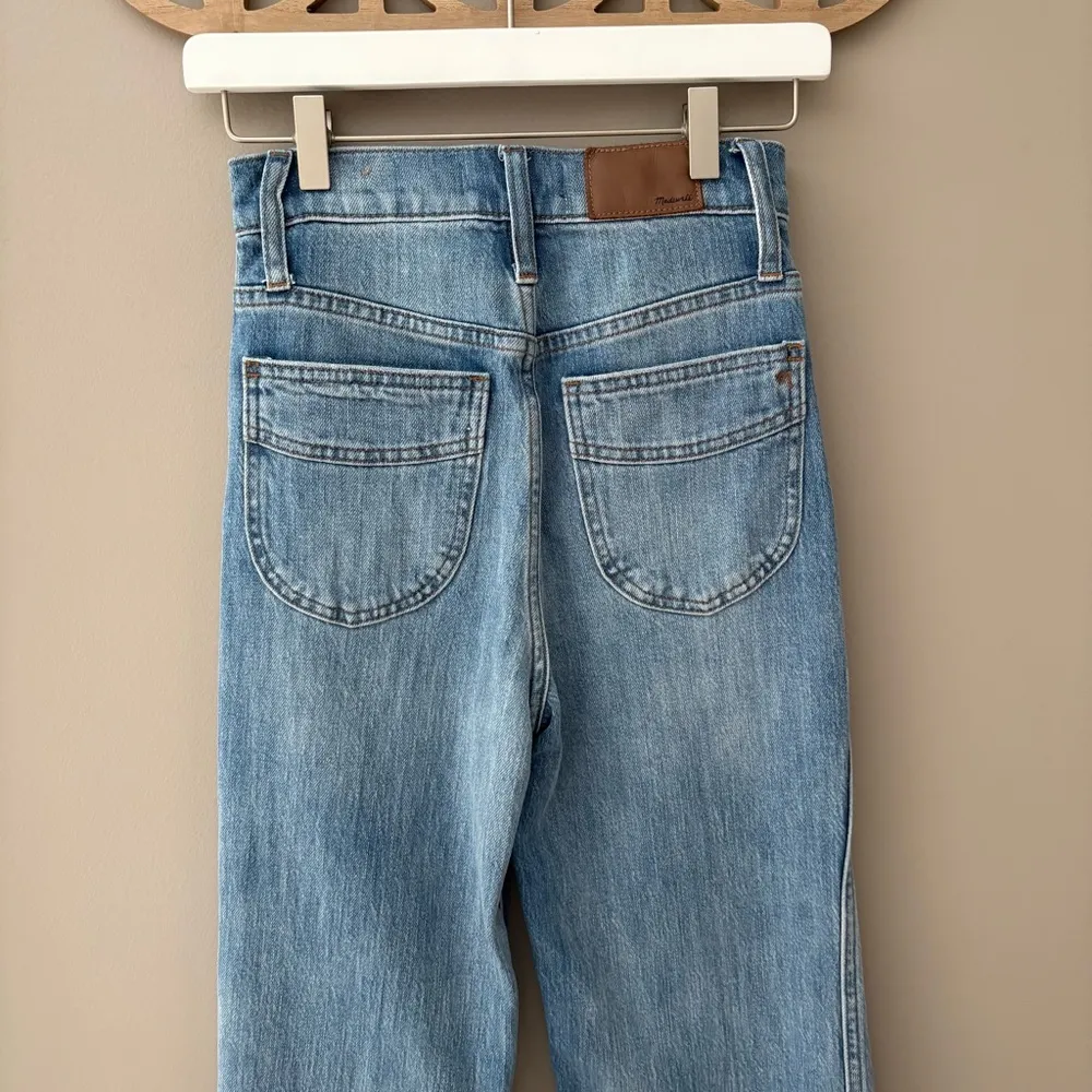 Madewell 11" High Rise Flare Denim Jeans Blue Sz 24 - Image 9