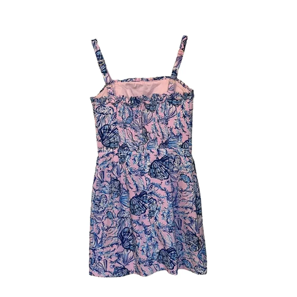 Lilly Pulitzer Zenon Ruffle Romper‎ Magnolia Lilac Ruffle Strappy Size 00 - Image 3