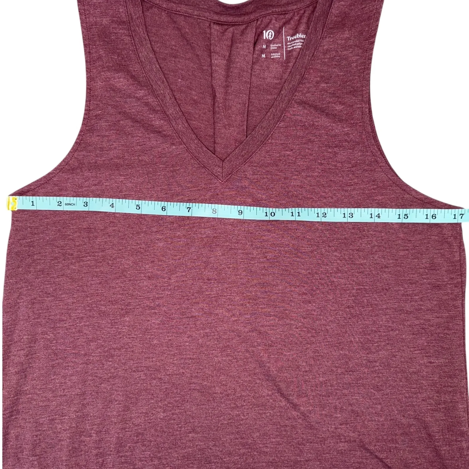 Tentree Womens Size M V-Neck Sleeveless Tank Top‎ Treeblend  Sustainable Outdoor - Image 7