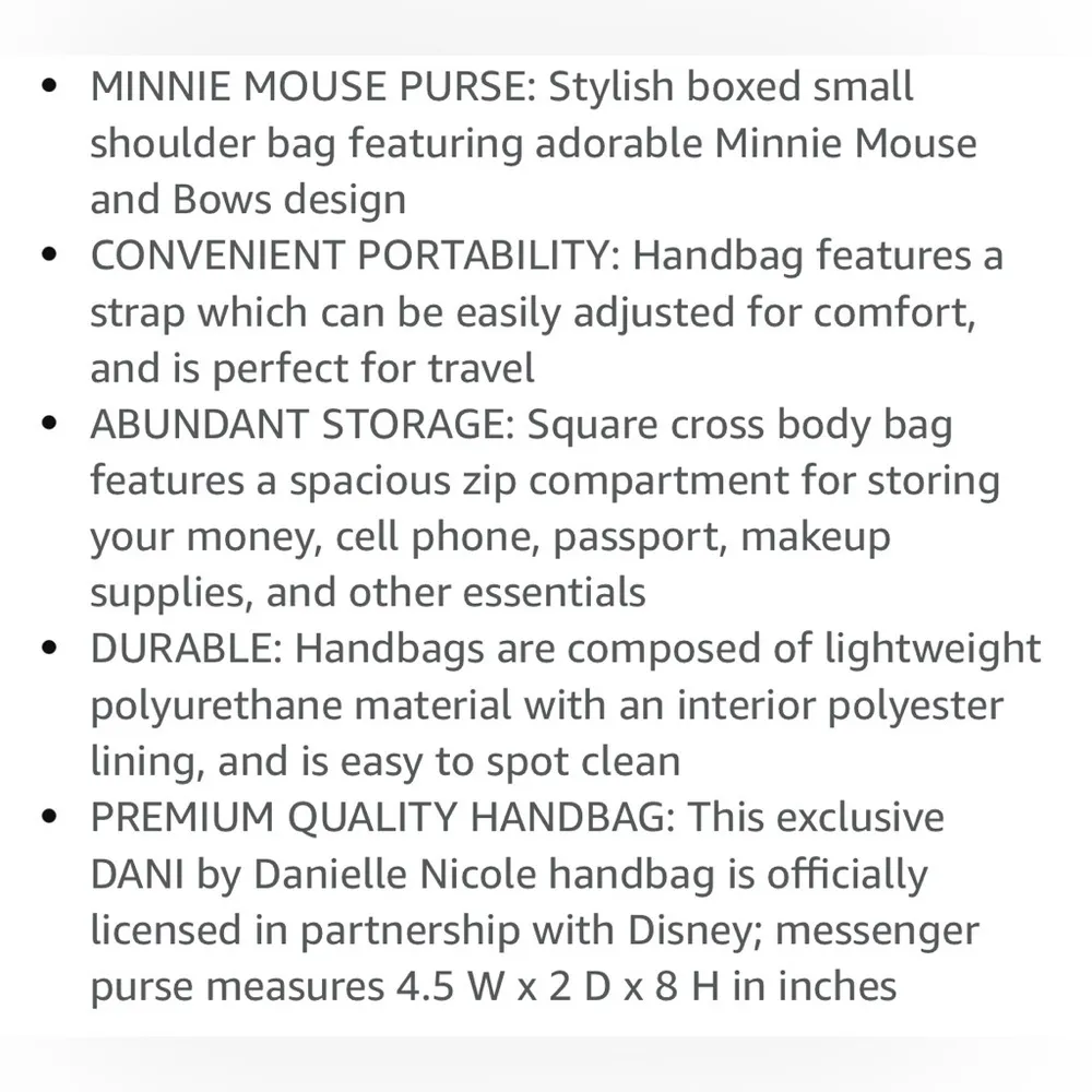 Danielle Nicole Minnie crossbody purse - Image 3