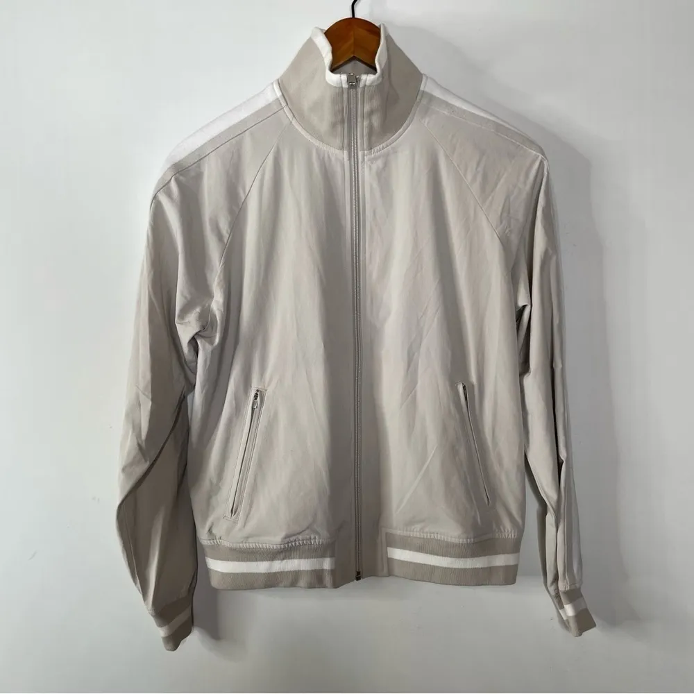 Athleta Sprint Track Jacket Gray Size Xsmall‎ - Image 3