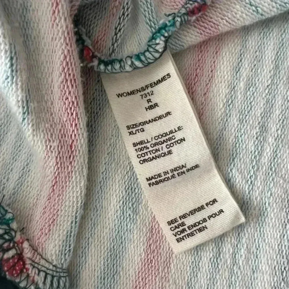 Woolrich Woman’s 100% organic cotton Quinn Eco Rich Harbor Stripe Poncho… - Image 7