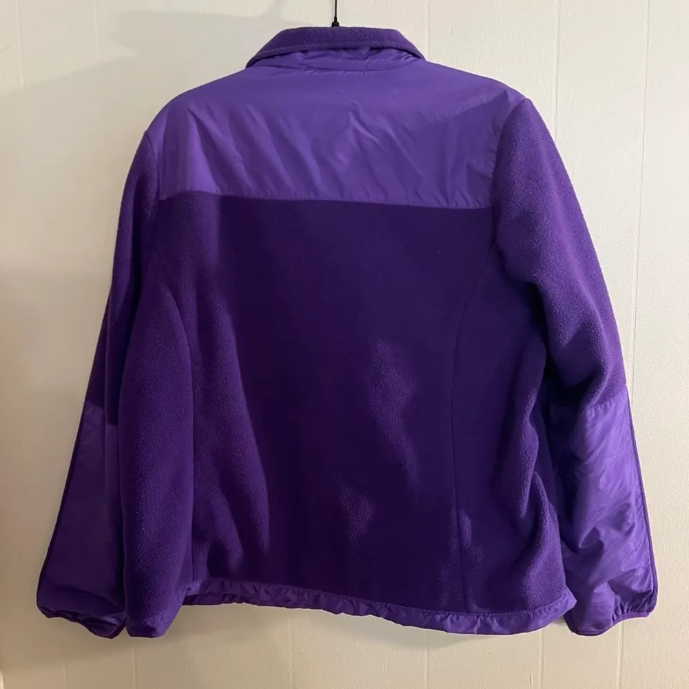 Calvin Klein Performance Zip Up XL Fleece Quick Dry Jacket Purple - Image 6