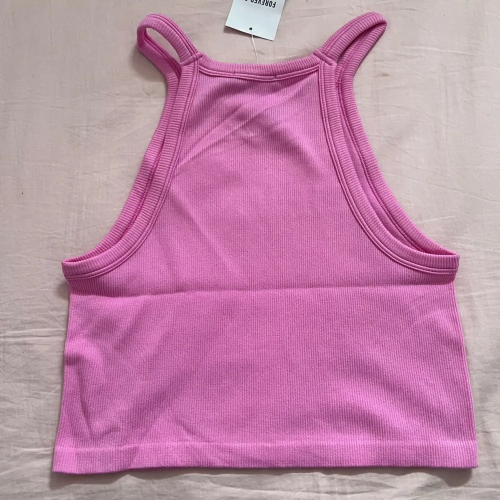 Forever 21 Pink Ribbed Tank Top - Image 4