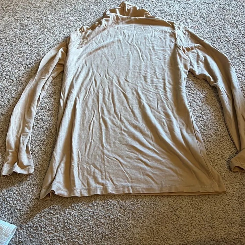 Oak + fort os blouse Tan Size M - Image 2