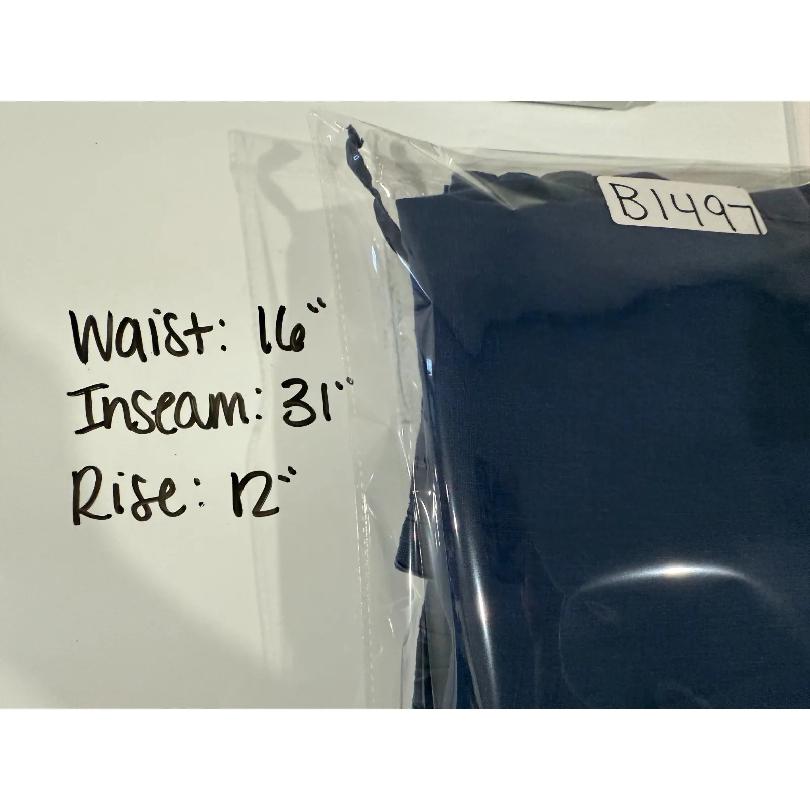 Tommy Bahama 100% Linen Wide Leg Women Pants Sz M Blue Pull On Resort Coastal - Image 5